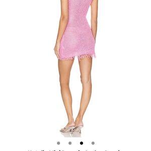 Elegant Pink Sleeveless Dress